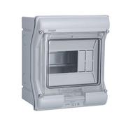 HAGER VE106E Boîte de distribution de surface Vector VE avec 1 rangée 4+2 IP55