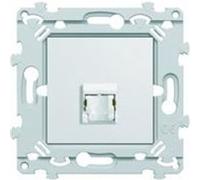 Hager WE224 RJ45 essensya CAT.6 FTP simple Pure G
