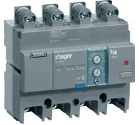 Hager x250 - Bloc différentiel pour X250 4 pôles 250 A réglable Support inférieur