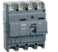 Hager x250 - Interrupteur automatique x250 4p4d 40 KA 250 A TM réglable