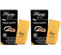 Hagerty Gold Cloth Chiffon pour l'or 36 x 30cm I Chamoisine imprégnée 100% coton I Chamoisine de polissage efficace pour nettoyer et entretenir l'or jaune, blanc ou rose I Pour un éclat renouvelé