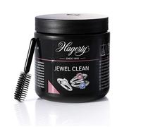 Hagerty Jewel Clean Bain nettoyant pour pierres précieuses, or, platine 170 ml I efficace sur diamants, saphirs, rubis I pour une nouvelle brillance I avec panier et brosse à dents
