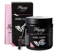 Hagerty Jewel Clean Nettoyant pour bijoux et pierres précieuses - Pot de 170 ml + bijou Cloth Chiffon Pulent 36 x 30 cm