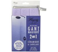 Hagerty Microfiber Glove Ceramics & Tiles Gant en microfibres pour carrelages et céramiques I 23 x 13 cm I Idéal pour nettoyer les salles de bain I Sans rayures ni peluches I Sans produits chimiques