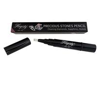 HAGERTY Precious Stones Pencil Stylo nettoyant pour pierres précieuses I Nettoie efficacement les diamants, les saphirs, les rubis ainsi que l'or et le platine I Nettoyage précis et en douceur.