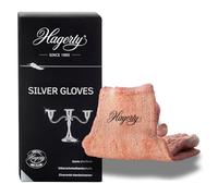 Hagerty Silver Gloves Gants de nettoyage anti-ternissement pour l'argent I 1 paire I Gants d'orfèvre 100% coton pré-imprégnés I pour nettoyer et polir les objets en argent et en métal argenté