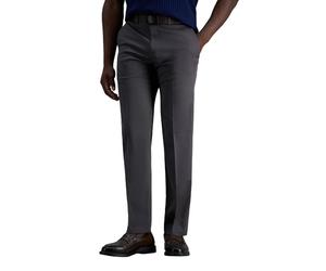 Haggar Hc10889 - Straight - Homme | Pantalon kaki coupe droite avec taille flexible et confort extensible pour un usage quotidien moderne