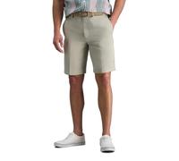 Haggar Men's Cool 18 Gabardine Hidden Expandable Waist Plain Front Short,String,44