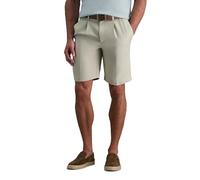 Haggar Men's Cool 18 Gabardine Hidden Expandable Waist Pleat Front Short,String,40