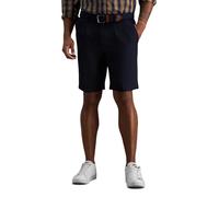 Haggar Men's Cool 18 Hidden Expandable-Waist Pleat-Front Short