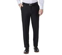 Haggar Men's Premium Comfort Stretch Slim Fit Dress Pant, Black, 34Wx30L