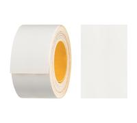 haggiy Bande de chant adhésive en mélamine, 40 mm x 5 m, pour bords de meubles, maintien sûr sans repassage, ruban de placage pour étagères/panneaux en bois (blanc)