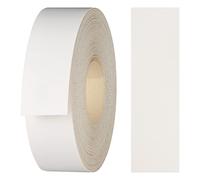 haggiy Bande de chant en mélamine avec colle thermofusible, 21 mm x 5 m | Bande de chant à repasser f. étagères et panneaux | Bande de chant - Décor : Blanc brillant