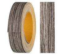 haggiy Bande de chant mélamine autocollante - 18 mm x 5 m - Bande de bord de meuble - Maintien sûr sans repassage - Rebord pour planches d'étagères/panneaux en bois (chêne figaro)