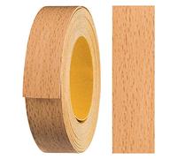 Haggiy Bande de chant melamine autocollante - 18 mm x 5 m - Rebord pour meubles / panneaux bois (hêtre Samerberg) - Maintien sûr sans repassage