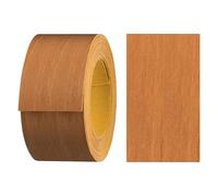 Haggiy Bande de chant mélamine autocollante 40 mm x 5 m - Colle acrylique - Rebord pour planches d'étagères/panneaux en bois (aulne)