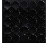 haggiy Cache-vis Autocollants pour Meubles - Cache-vis - Cache pour vis et Trous de perçage - Capuchons de Protection pour Meubles - Ø14 mm - 25 pièces - Enduit pour Meubles (Noir-Lisse)