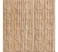 haggiy Cache-vis Autocollants pour Meubles - Cache-vis - Cache pour vis et Trous de perçage - Capuchons de Protection pour Meubles - Ø14 mm - 25 pièces - Enduit pour Meubles (Chêne Lindberg/Milano)