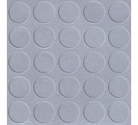 haggiy Cache-vis Autocollants pour Meubles - Cache-vis - Cache pour vis et Trous de perçage - Capuchons de Protection pour Meubles - Ø14 mm - 25 pièces - Enduit pour Meubles (Aluminium)