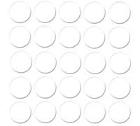 haggiy Cache-vis Autocollants pour Meubles - Cache-vis - Cache pour vis et Trous de perçage - Capuchons de Protection pour Meubles - Ø14 mm - 25 pièces - Enduit pour Meubles (Blanc-Froid)