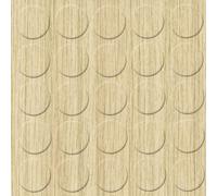 haggiy Cache-vis Autocollants pour Meubles - Cache-vis - Cache pour vis et Trous de perçage - Capuchons de Protection pour Meubles - Ø14 mm - 25 pièces - Enduit pour Meubles (Chêne Royal)