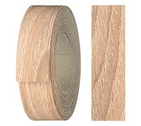 haggiy Chant thermocollant en mélamine, 21 mm x 5 m | Chant à thermocoller pour étagères et plaques | Bande de bordure - Décor: Chêne Sonoma