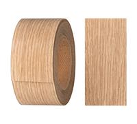 haggiy Chant thermocollant en mélamine, 40 mm x 5 m | Solution pour bordure à repasser pour étagères et plaques | Bande de bordure - Décor: Chêne Cantori