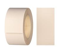 haggiy Chant thermocollant en mélamine, 40 mm x 5 m | Umleimer à thermocoller pour étagères et plaques | Bande de bord - Décor: Ivoire