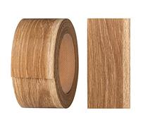 haggiy Chant thermocollant en mélamine avec adhésif à chaud, 40 mm x 5 m | Solution pour bordure à repasser pour étagères et plaques | Bande de bordure - Décor: Chêne Africa