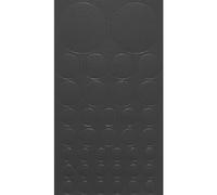 haggiy Lot de 38 Capuchons Autocollants pour Meubles et sols - Capuchons de vis - Rond - Couvercle pour vis et Trous de perçage - Mélange de diamètre 10 à 40 mm - pour Meubles (Anthracite foncé)