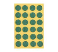 haggiy Patin en Feutre - sous-Couche de Feutre 'Doux' Auto-adhésif - 1.0 mm d'épaisseur, Vert | Ø 11 mm (240 Pcs.)