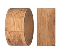 haggiy Rebord adhésif en mélamine avec adhésif thermofusible, 40 mm x 5 m, transfert thermocollant pour planches d'étagères et panneaux, ruban de bords, décor : chêne Wotan