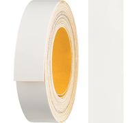haggiy ruban de chant en mélamine autocollant 18 mm x 5 m I ruban de chant pour meubles I maintien sûr sans repassage I chant I placage pour étagères/panneaux en bois blanc