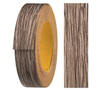 Haggiy ruban de chant en mélamine autocollant 18 mm x 5 m - Ruban de chant pour meubles - Maintien sûr sans repassage - Placage pour étagères/panneaux en bois chêne Sonoma Tabac