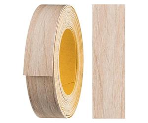 haggiy Ruban de chant en mélamine autocollant 18 mm x 5 m - Ruban de chant pour meubles - Maintien sûr sans repassage - Placage pour étagères/panneaux en bois - Ruester Libert clair
