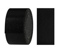 haggiy Ruban de chant en mélamine avec adhésif thermofusible - Noir, 40 mm x 5 m | Ruban de chant thermocollant pour étagères et panneaux