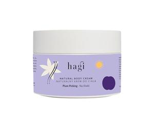 Hagi Plum Picking Crème pour le Corps, Prune Davidson Australienne & Acide Hyaluronique, Avec Extrait de Miel, Beurre de Karité et Beurre de Cacao, Profondément Nourrissant & Hydratant, 200ml
