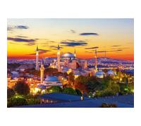 Hagia Sophia At Sunset, Istanbul - Puzzle 1000 Pièces