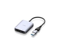 Hagi daptateur USB 3.0 ou USB-C vers double HDMI pour Mac & Windows, convertisseur MST double écran, triple écran pour puce Apple M1/M2/M3, répartiteur HDMI pour MacBook Pro Air Mac Mini Studio