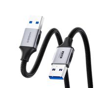 Hagi ble USB vers USB, transfert de données 10 Gbit/s, 60 W, charge rapide, USB 3.2 A vers A mâle vers mâle pour ordinateur, PC, ordinateur portable, refroidisseur, lecteur DVD, boîtiers de