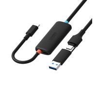 Hagi arte de capture vidéo USB 3.0 avec PD 100 W pour Switch2, USB C vers USB A/USB C 1080p @ 60 fps 2K @ 30 fps Live and Record Video Audio Game pour Car Quest 3 VR PS4/5 ROG Ally Steam Deck