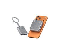 Hagi oncentrateur USB C magnétique avec Support Magsafe pour iPhone 17 16 15 Pro Max, Station d'accueil Portable de Type C 100 W PD, HDMI 4K @ 60 Hz, USB 3.2 10 Gbit/s, SD/Micro SD4.0 (CMC10H)