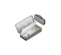 Hagibis Sac de transport pour clavier à coque rigide, 68/87 touches EVA 900D Oxford - Organiseur électronique résistant aux chocs et imperméable (gris, 68 touches)