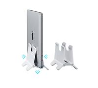 Hagibis Support Vertical pour Ordinateur Portable, Support réglable pour Ordinateur Portable pour MacBook Pro, Mac Mini, iPad, Surface, Samsung, Lenovo, Huawei, HP, Dell (ABS Blanc)