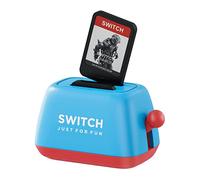 Hagibis Switch Game Case Compatible avec Nintendo Switch Playing Cards, Portable Cute Toaster Storage Holder, Stockage pour 2 Switch Game Cassettes (Bleu)