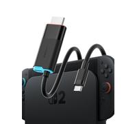 Hagibis Switch2 Station d'accueil pour Nintendo Switch1/2 et Switch OLED, Adaptateur USB C vers HDMI 4K @ 60 Hz, 100 W PD, Adaptateur Type-C vers HDMI pour Ordinateur Portable, Tablette