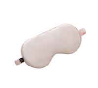 HAGJII 16 Momme Double Face Naturel Masque De Sommeil En Soie De Mûrier, 100% Soie Pure Masque De Nuit Soie Pour Dormir, Masque Yeux Anti-lumière(Pink B)