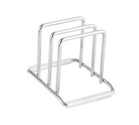 HAGJII Acier Inoxydable 304 Porte Couvercle Support De Rangement Pour Plan De Travail Support Couvercle Casserole Pour Armoire Organiseur De Couvercle(B)