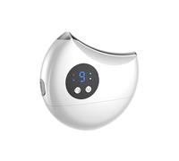 HAGJII Appareil Anti Rides Visage Avec Lumières Led, Portable Gua Sha Visage Avec Micro-Courants Vibratoires Pour Raffermir La Peau Et Détendre Le Visage(Blanc)