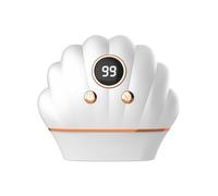 HAGJII Appareil Anti Rides Visage Portable Gua Sha Visage Pour Lutter Contre Le Vieillissement, Sculpter Le Visage Et Détendre Le Cou En Obsidienne Noire Guasha Massage(Blanc)